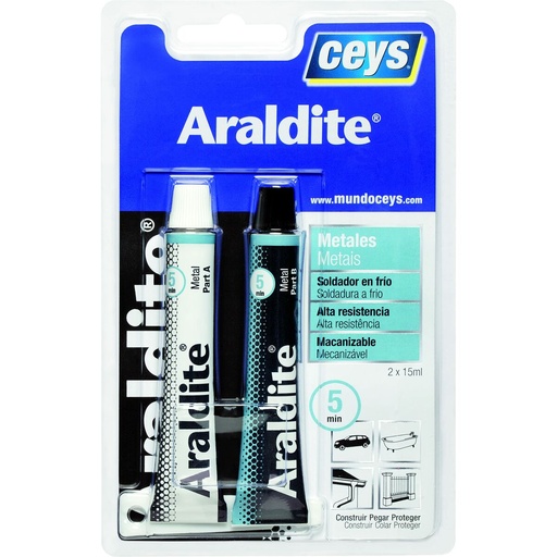 [S7908787] Instant Adhesive Ceys Araldite Metal 2 Pieces 1 Piece