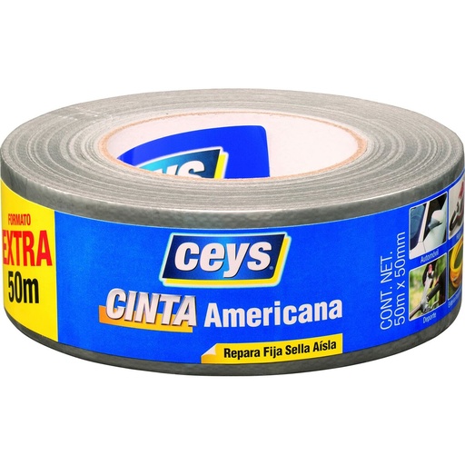 [S7908781] Duct tape Ceys Silver (50 m x 50 mm)