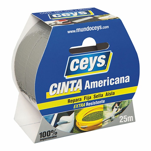 [S7908780] Duct tape Ceys Silver (25 m x 50 mm)