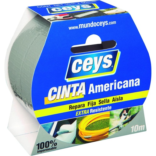 [S7908779] Duct tape Ceys 10 m x 50 mm Silver