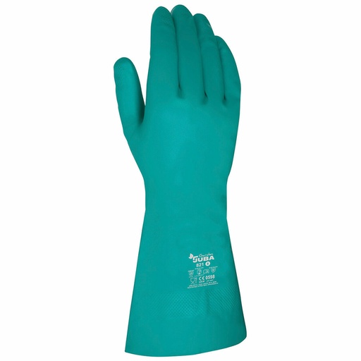 [S7919003] Work Gloves JUBA Green Nitrile