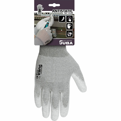 [S7919021] Work Gloves JUBA Grey Carbon fibre Anti-static