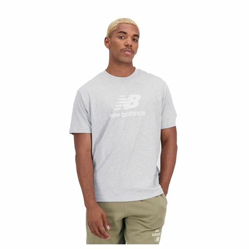 [S6487745] Men’s Short Sleeve T-Shirt New Balance Essentials Grey