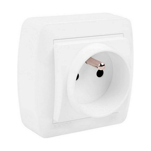 [S7906959] Plug socket Solera mur60fu French Bipolar White 16 A Surface