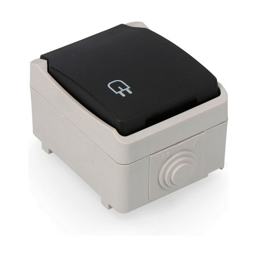 [S7916855] Plug socket EDM Grey Surface 16 A With lid