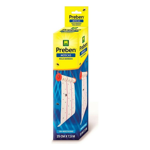 [S7905627] Fly-killer Massó 25 x 7,5 cm Adhesive Tape Roll