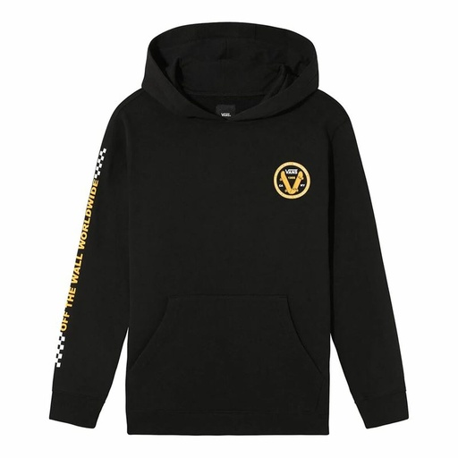 [S6486615] Unisex Hoodie Vans Global Stack Po-B Black