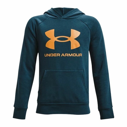 [S6486594] Children’s Hoodie Under Armour Rival Fleece Hoodie Cyan
