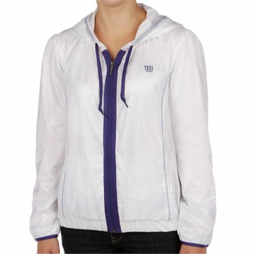 [S6485808] Women's Sports Jacket Wilson Ball Buster White