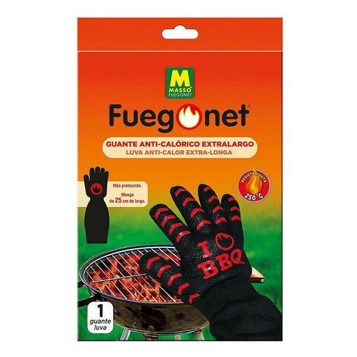 [S7907372] Barbecue glove Massó Long Heat Protector