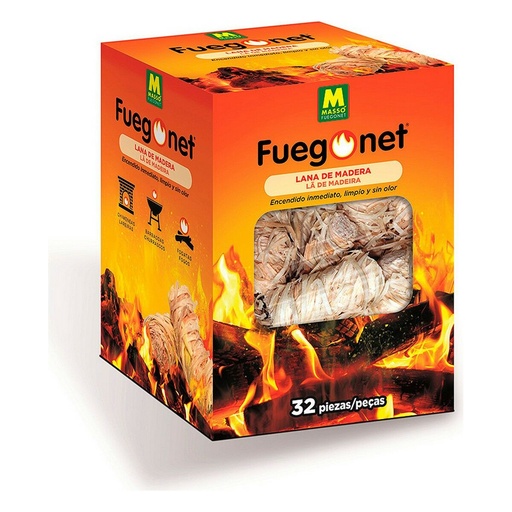 [S7907086] Firelighters Massó Wood Wools 32 Units