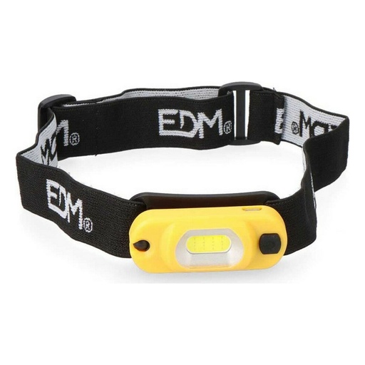 [S7901814] LED Head Torch EDM 36386 Cob Yellow Black 1 W 100 Lm
