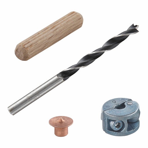 [S7917597] Set Wolfcraft Accessories Wood 31 Pieces