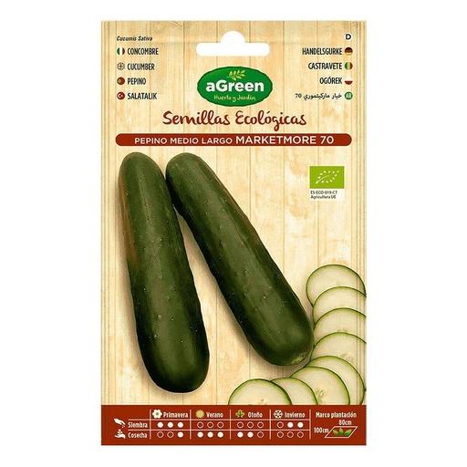 [S7911878] Seeds aGreen Cucumber Ecological