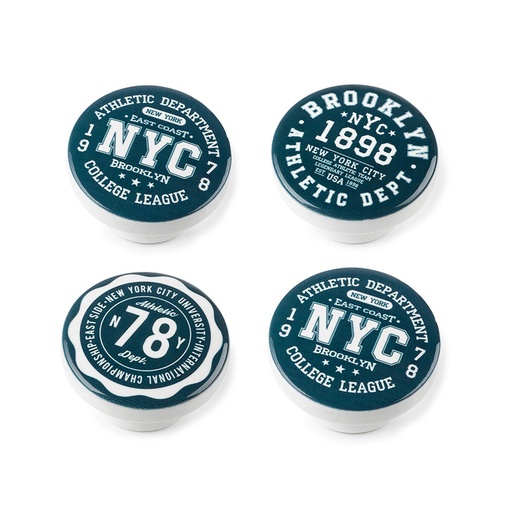 [S7912549] Doorknob Rei m12 beech wood Illustrated Ø 40 x 22 mm 4 Pieces