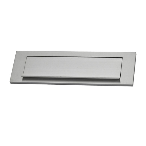 [S7901822] Letterbox plaques EDM 85596 Silver Aluminium 25,4 x 7,5 cm