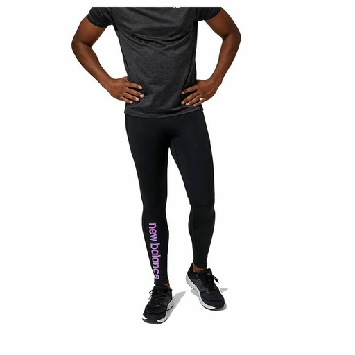 [S6485470] Sports Leggings for Men New Balance Impact Run AT Tight Black