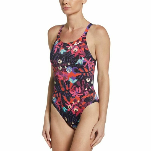 [S6485666] Women’s Bathing Costume Nike Fastback flora Purple