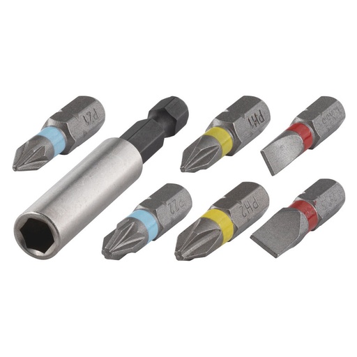 [S7909603] Bit set Wolfcraft 2445000 Screwdriver PZ Phillips