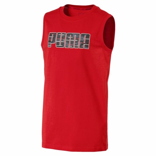 [S6485035] Child's Short Sleeve T-Shirt Puma Hero SL Tee  Red