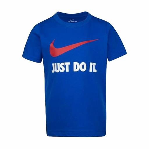 [S6484996] Child's Short Sleeve T-Shirt Nike  NKB Swoosh  Blue
