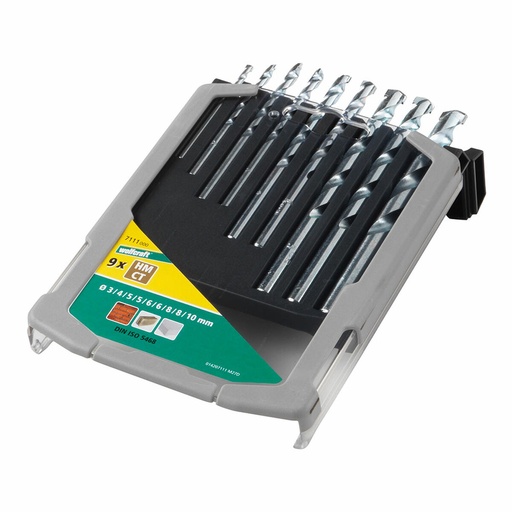 [S7917611] Spool set Wolfcraft 7111000 Stone 9 Pieces