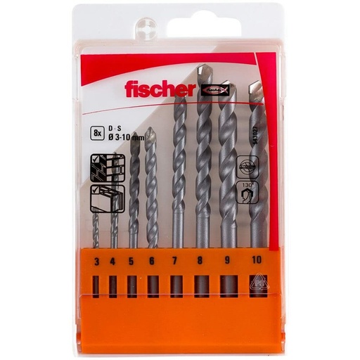 [S7908471] Spool set Fischer 543027 Metal Steel (8 Pieces)