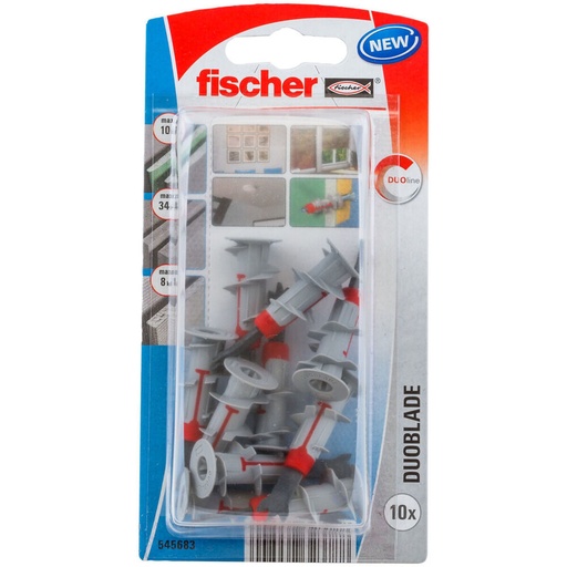 [S7908464] Studs Fischer Duoblade Nylon Plastic (10 Units)