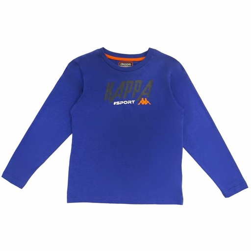 [S6485012] Children’s Long Sleeve T-Shirt Kappa Sportswear Martial Blue