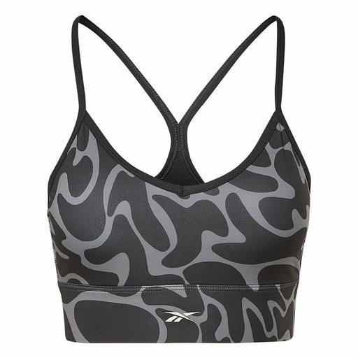 [S6485076] Sports Bra Reebok Workout Ready Black Grey
