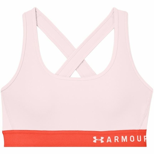 [S6485056] Sports Bra Under Armour Mid Crossback Pink