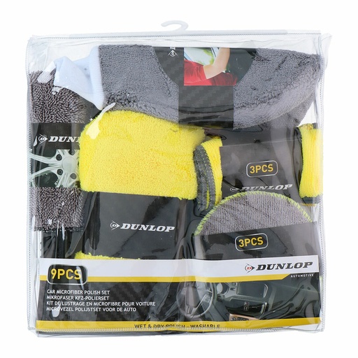 [S7910894] Cleaning & Storage Kit Dunlop Car 9 Pieces
