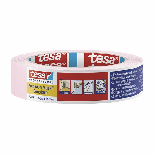 [S7912355] Adhesive Tape TESA Precision mask sensitive Pink (50 m x 25 mm)