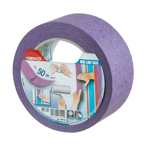 [S7915959] Adhesive Tape Geko Violet Paper 50 mm x 50 m