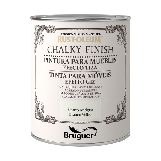 [S7908342] Paint Bruguer 5397511 White Chalks Furniture 125 ml
