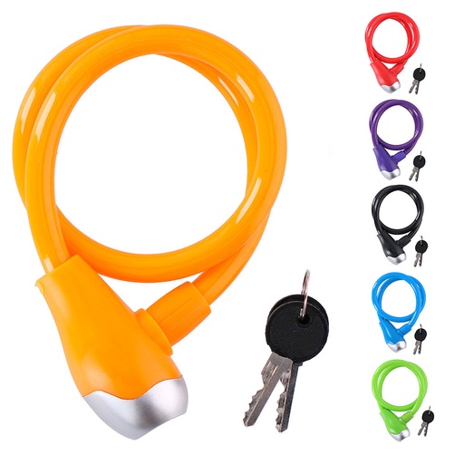 [S7905522] Cable with padlock Dunlop Ø 12 mm 65 cm