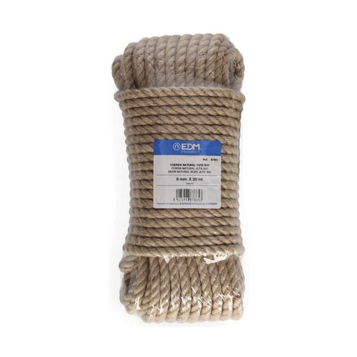 [S7909509] Braided rope EDM 87865 Natural Jute 20 m