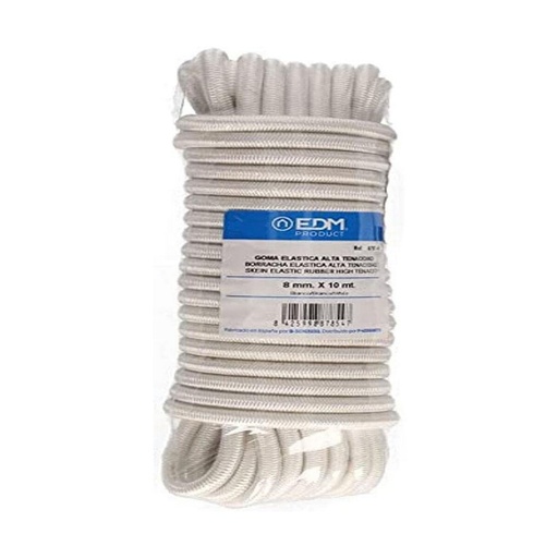[S7909498] Braided rope EDM 87854 White 10 m