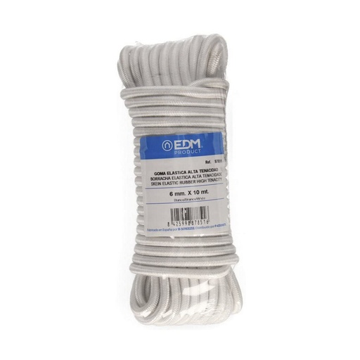 [S7909740] Braided rope EDM 87851 White 10 m