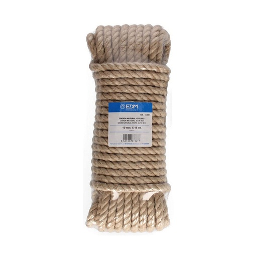 [S7909511] Braided rope EDM 87867 Natural Jute 15 m