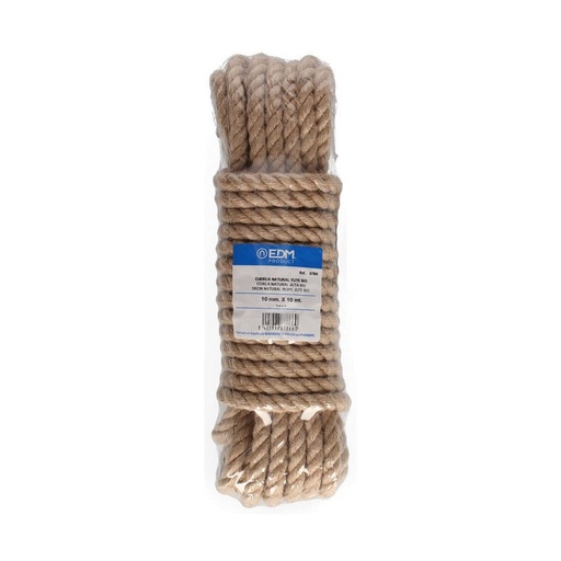 [S7909510] Braided rope EDM 87866 Natural Jute 10 m