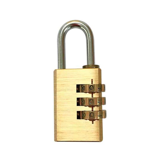 [S7901482] Combination padlock EDM 85247 Brass