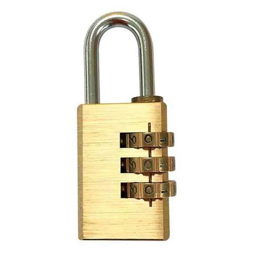 [S7901481] Combination padlock EDM 85246 Brass 57 mm