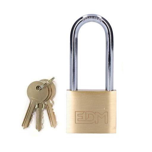 [S7901474] Key padlock EDM 85229 Brass 40 x 65 mm