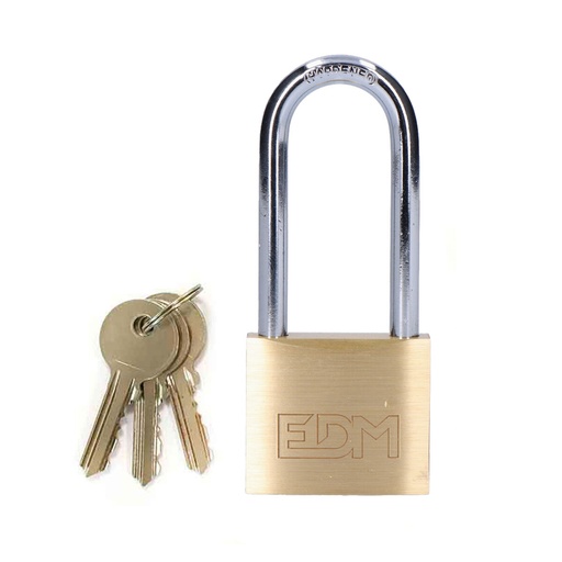 [S7901473] Key padlock EDM 85228 Brass