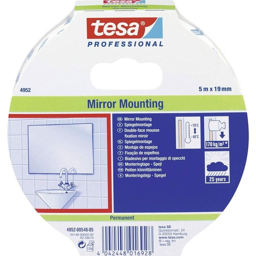 [S7908166] Adhesive Tape TESA Double-sided 19 mm x 5 m