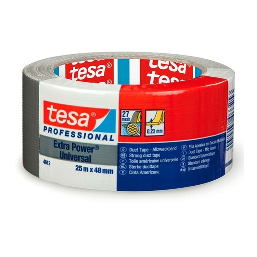 [S7908158] Duct tape TESA Silver (25 m x 48 mm)
