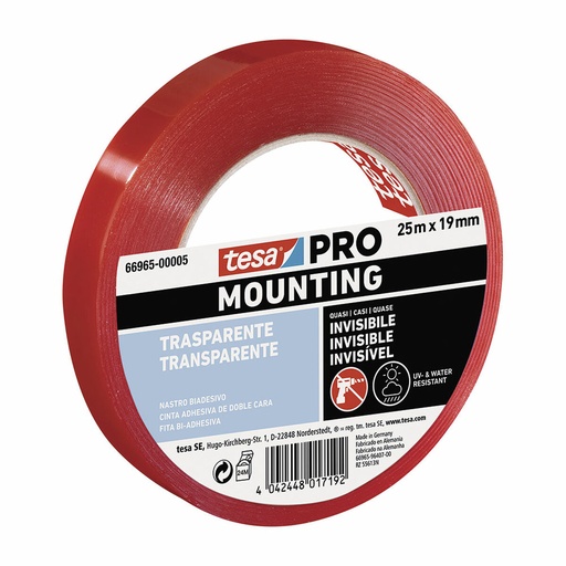 [S7912365] Adhesive Tape TESA Mounting Pro Double-sided 19 mm x 25 m