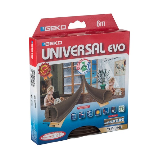 [S7902307] Adhesive Tape Geko Brown 6 m