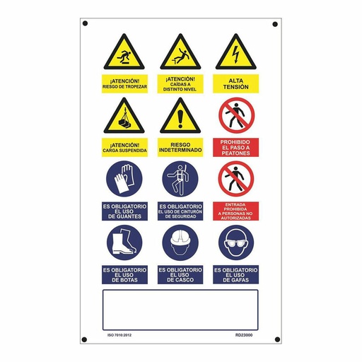 [S7918151] Sign Normaluz Obra múltiple PVC 50 x 90 cm